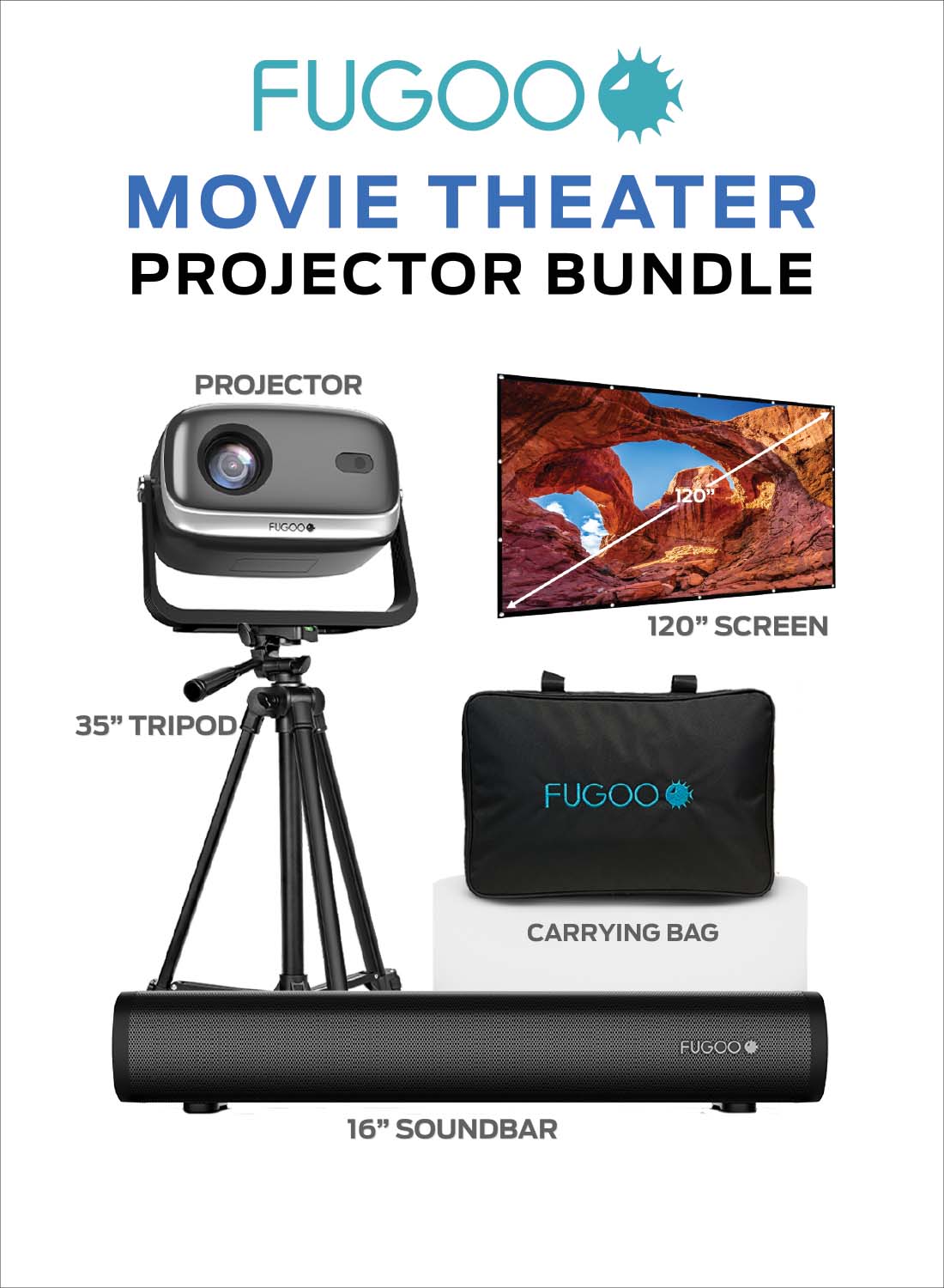 Fugoo Portable Projector Kit
