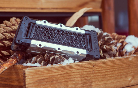 THE FUGOO GO IS A WATERPROOF, SNOW/DUST/MUD PROOF, AND SHOCKPROOF BLUETOOTH SPEAKER