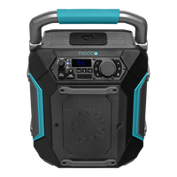 TRAVELER Portable Bluetooth® speaker w/Cell phone charger & PA system.
